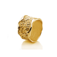 Anello Fascia Alta - Placcato Oro Giallo