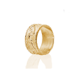 Anello Fascia Ulivo - Placcato Oro Giallo