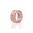 Anello Fascia Ulivo - Placcato Oro Rosa