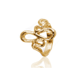 Anello Marquise A Filo - Placcato Oro Giallo