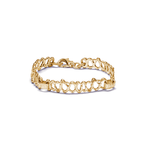 Bracciale Ovalini - Placcato Oro Giallo