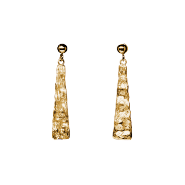 Orecchini Cravattino Slim - Placcato Oro Giallo