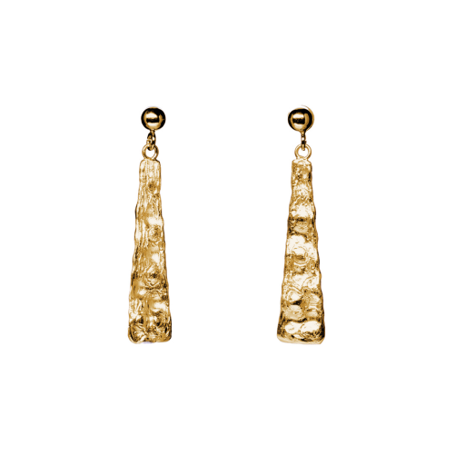 Orecchini Cravattino Slim - Placcato Oro Giallo