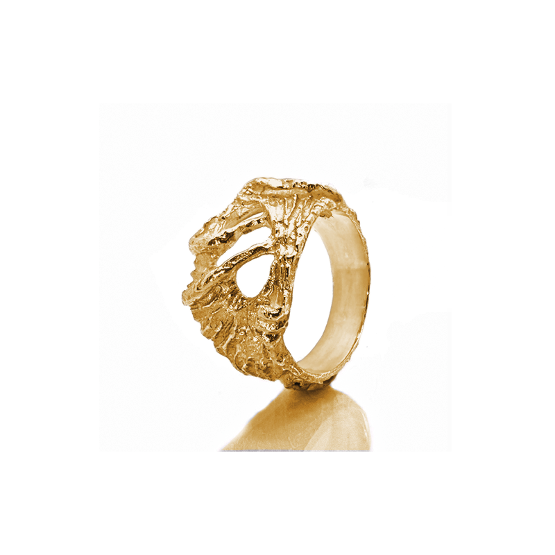 Fascia Liberty Con Ricciolo - Placcato Oro Giallo