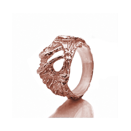 Fascia Liberty Con Ricciolo - Placcato Oro Rosa
