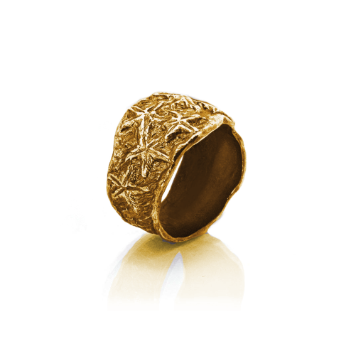 Fascia Stelle Marine - Placcato Oro Giallo