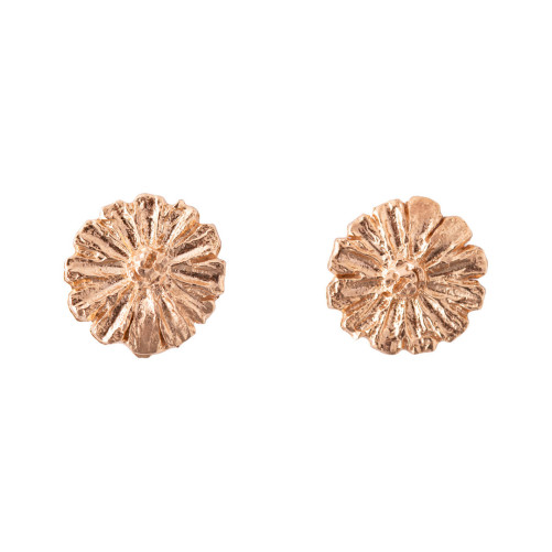 Orecchini Tappabuco Margherite - Placcato Oro Rosa