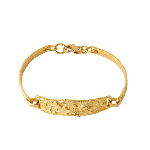 Bracciale Edera - Placcato Oro Giallo