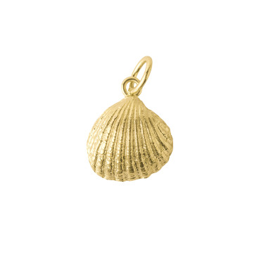 Ciondolo Conchiglia Con Contromaglia - Placcato Oro Giallo