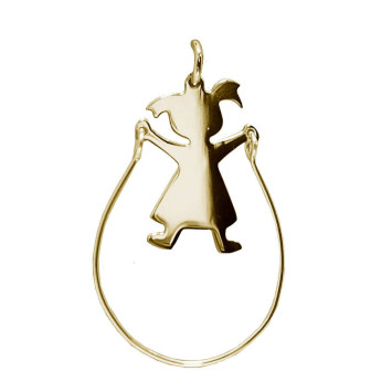 Figgin Femmina Corda Base - Placcato Oro Giallo