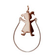 Figgin Femmina Corda Base - Placcato Oro Rosa