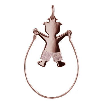 Figgin maschio corda vestito - placcato oro rosa