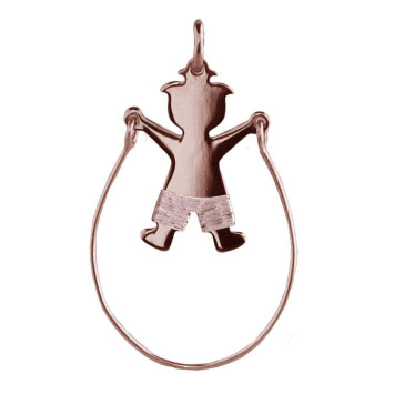 Figgin maschio corda vestito - placcato oro rosa
