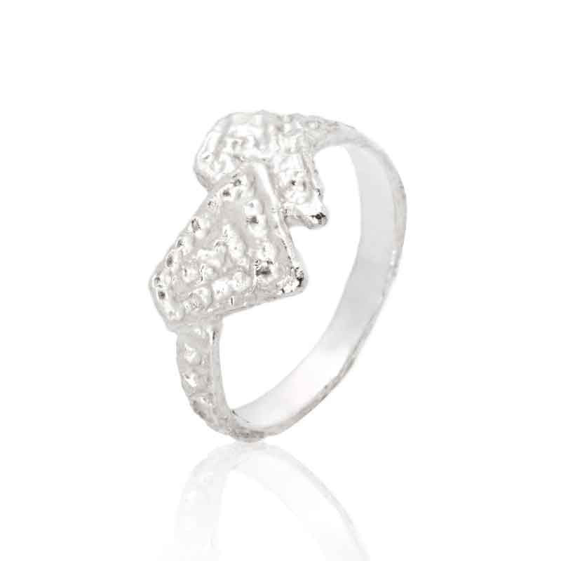 anello doppio rombo