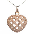 Ciondolo Cuore A Cestino - placcato oro rosa Ciondolo Cuore A Cestino - placcato oro rosa