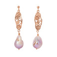 Orecchini Pendenti Margherite - placcato oro rosa Orecchini Pendenti Margherite - placcato oro rosa